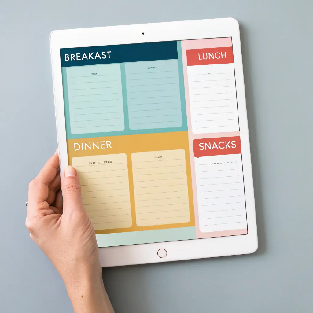 Meal Planning Canva Template
